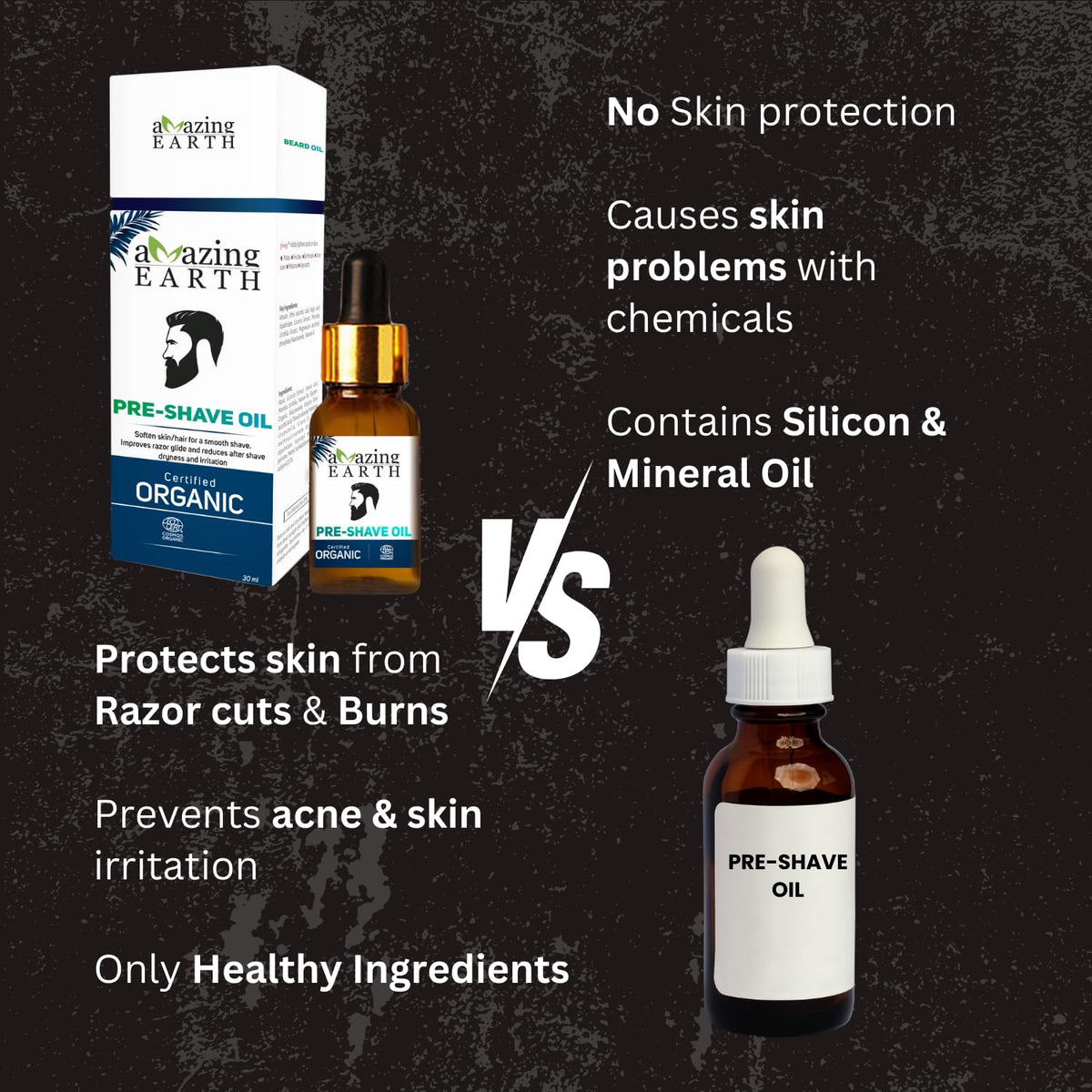 Amazing Earth Organic Pre-Shave Oil (30 ML)