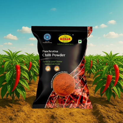 Kesar Organic Panchratna Red Chilli Powder