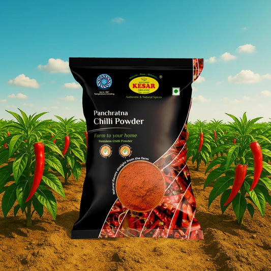 Kesar Organic Panchratna Red Chilli Powder