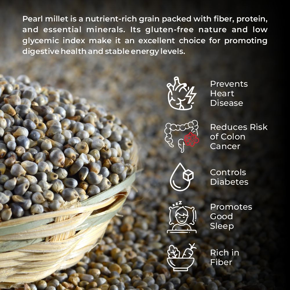 Nidhi Organics Pearl Millet (Desi Bajro)