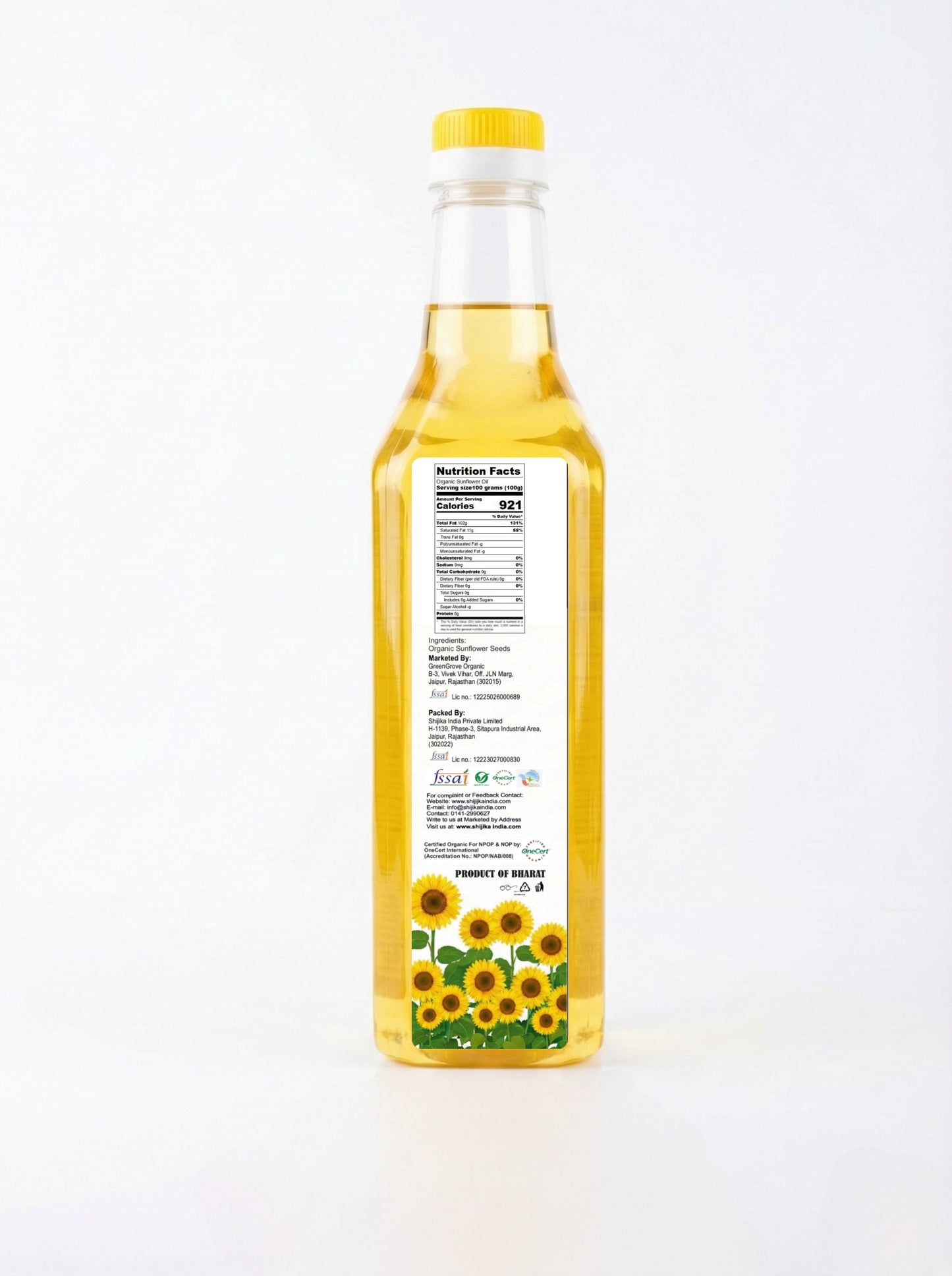 GreenGrove Organic Sunflower Oil