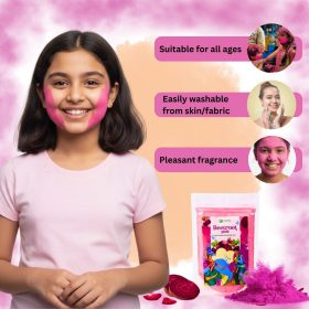 Nisarg Organic Farm Beetroot Pink Holi Color – 100% Natural & Non-Toxic