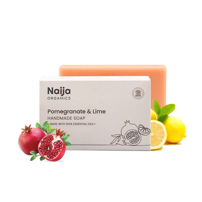 Naija Organics Pomegranate and Lime Bath Soap (100 GM) (3 SOAPS)