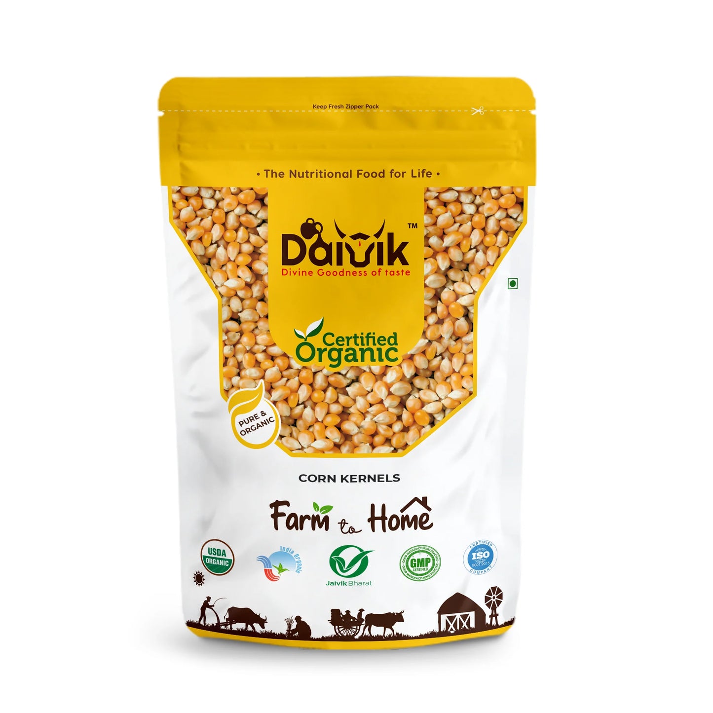Daivik Organic Pop Corn Kernels