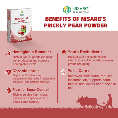 Nisarg Organic Farm Prickly Pear Powder
