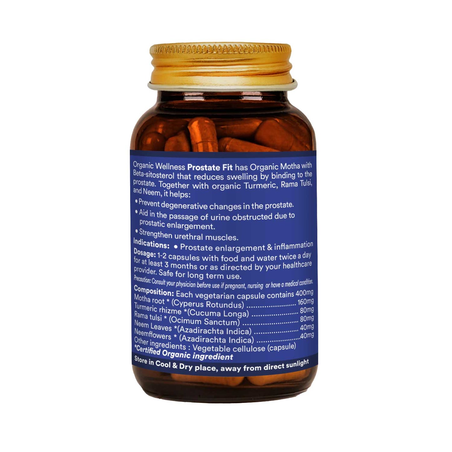 Organic Wellness Prostate Fit 90 Capsules