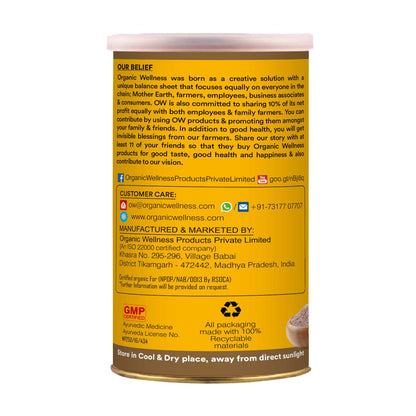 Organic Wellness Psyllium Husk Isabgol Powder (100 GM)