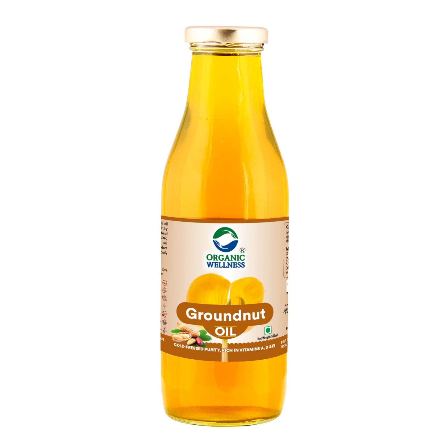 Organic Wellness OW'Meal Groundnut Oil