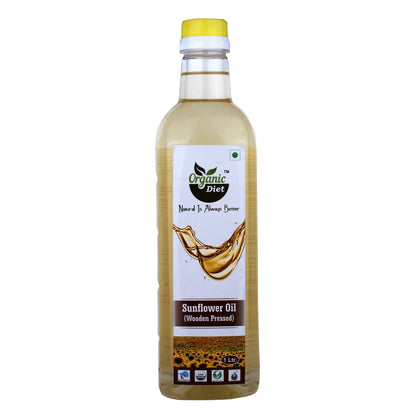 Organic Diet Wooden Pressed Pure Sunflower Oil