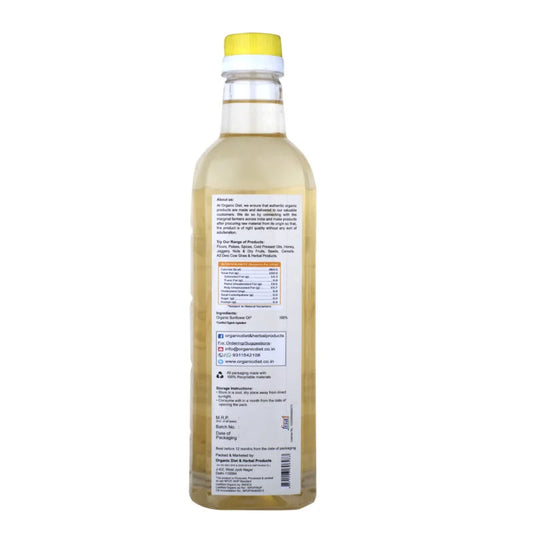 Organic Diet Wooden Pressed Pure Sunflower Oil