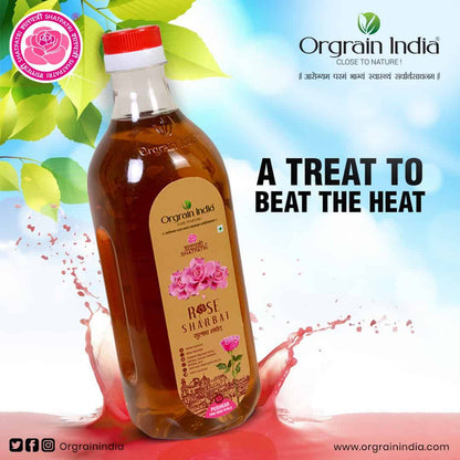 Orgrain India Organic Rose (Gulab) Sharbat