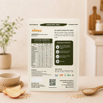 Junior's Nutrition Quinoa Apple Cereal (250 GM)
