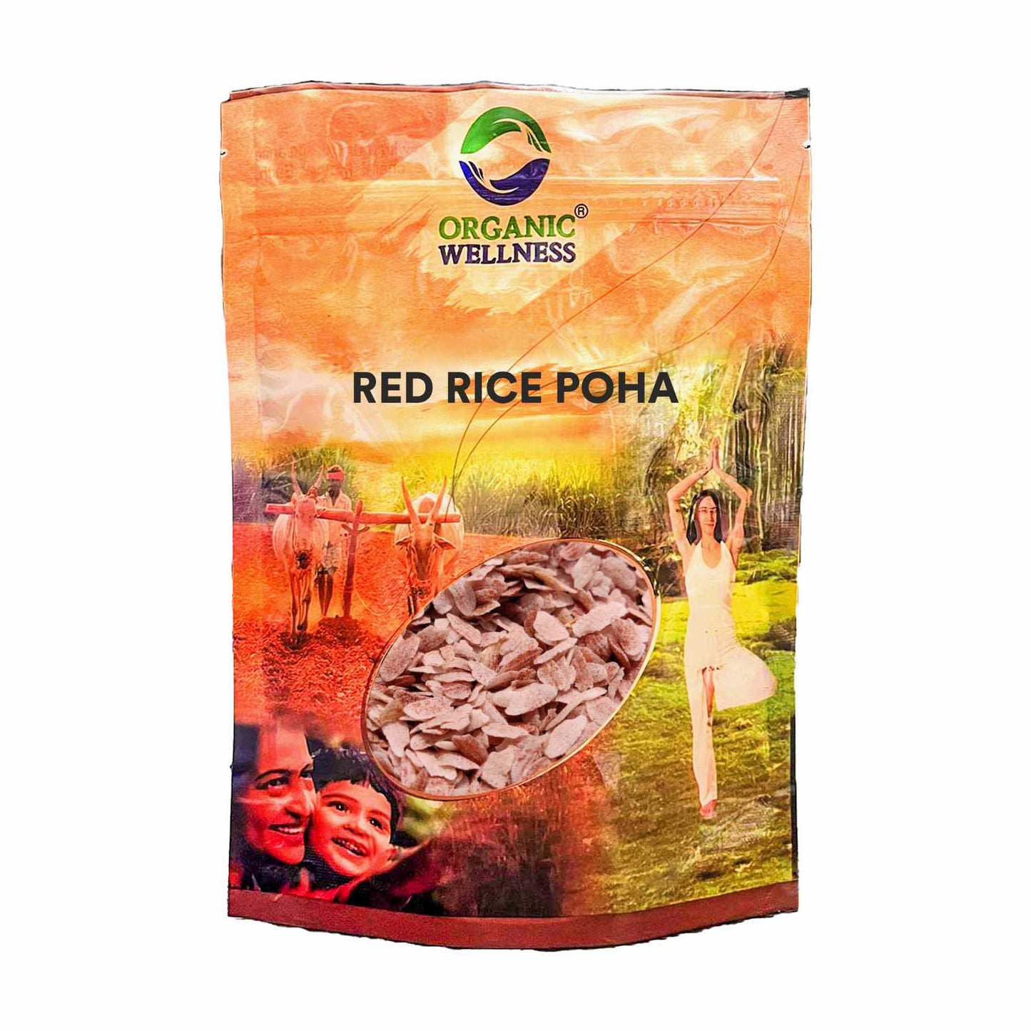 Organic Wellness Red Rice Poha (450 GM)