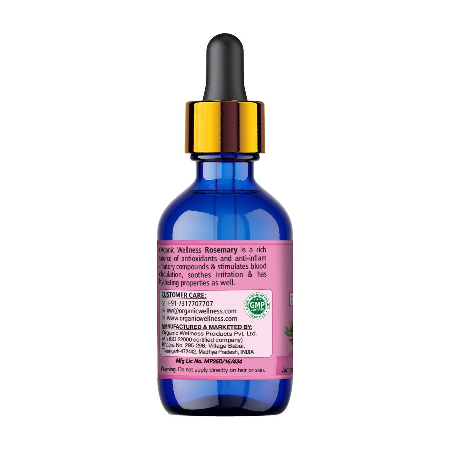Organic Wellness Rosemary Essential Oil