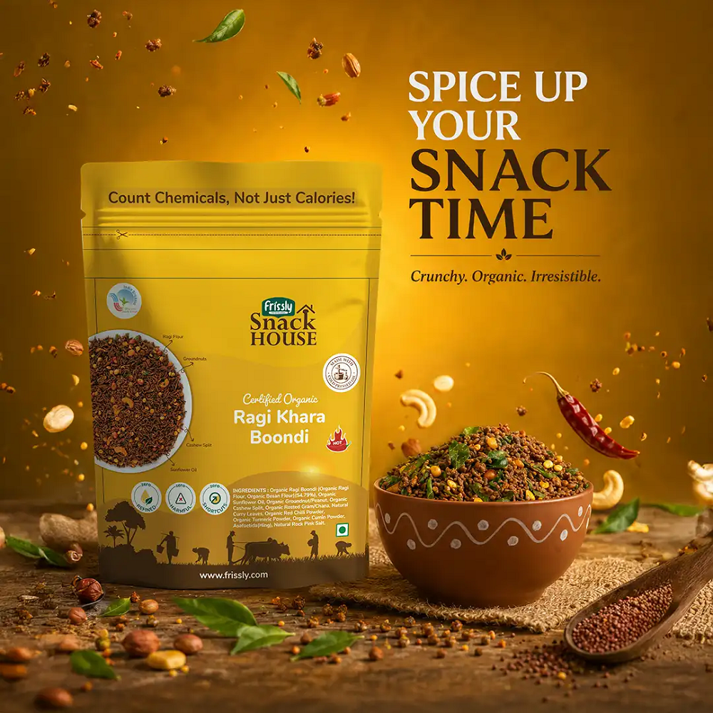 Frissly Ragi Khara Boondi (100 GM) (PACK OF 2)
