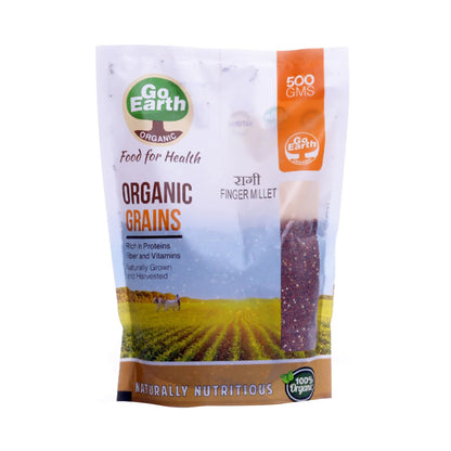 GoEarth Organic Finger Millet Whole 500 GM