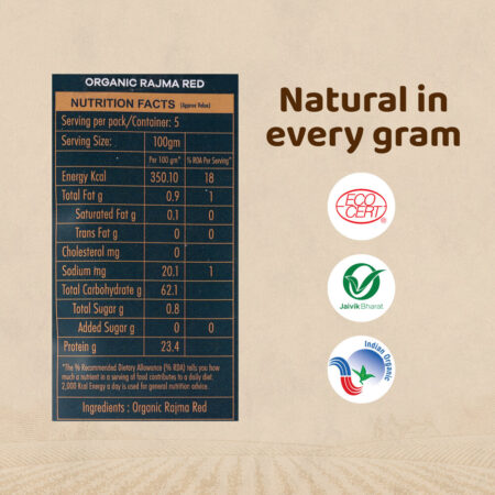 True Story Organics Rajma Red