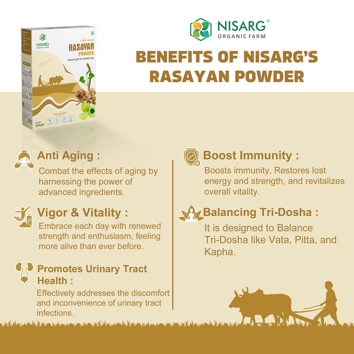 Nisarg Organic Farm Rasayan Powder (100 GM)