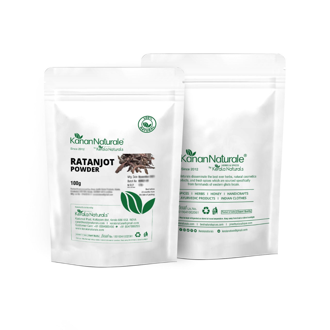 Kerala Naturals Ratanjot Powder (100 GM)