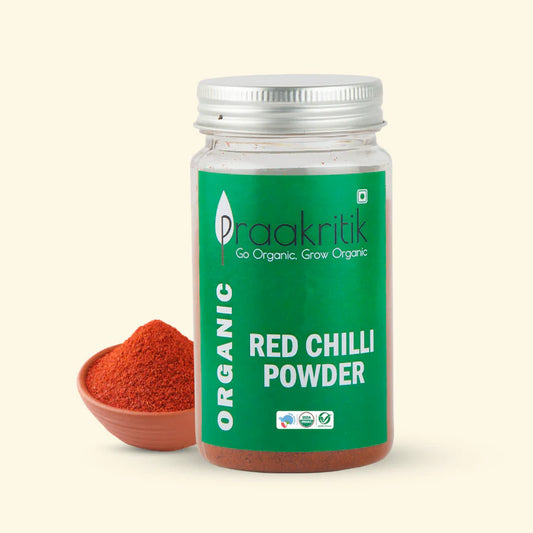 Praakritik Organic Red Chilli Powder 100g