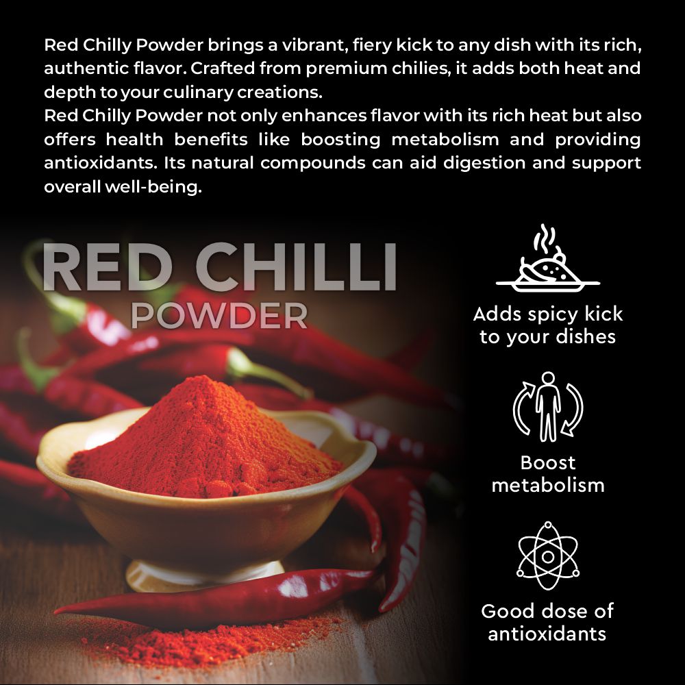 Nidhi Organics Red Chilli Powder