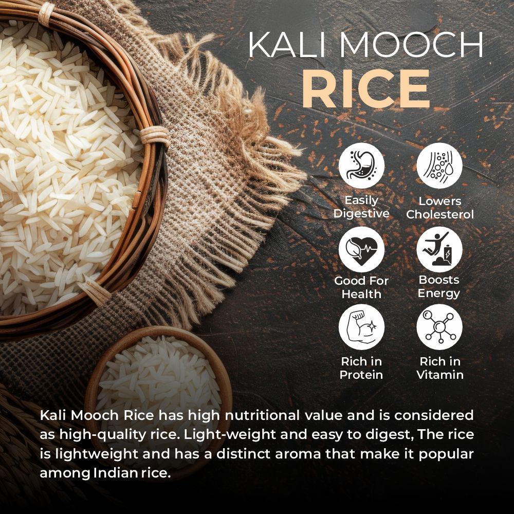 Nidhi Organics Kasturi Kali Mooch Rice