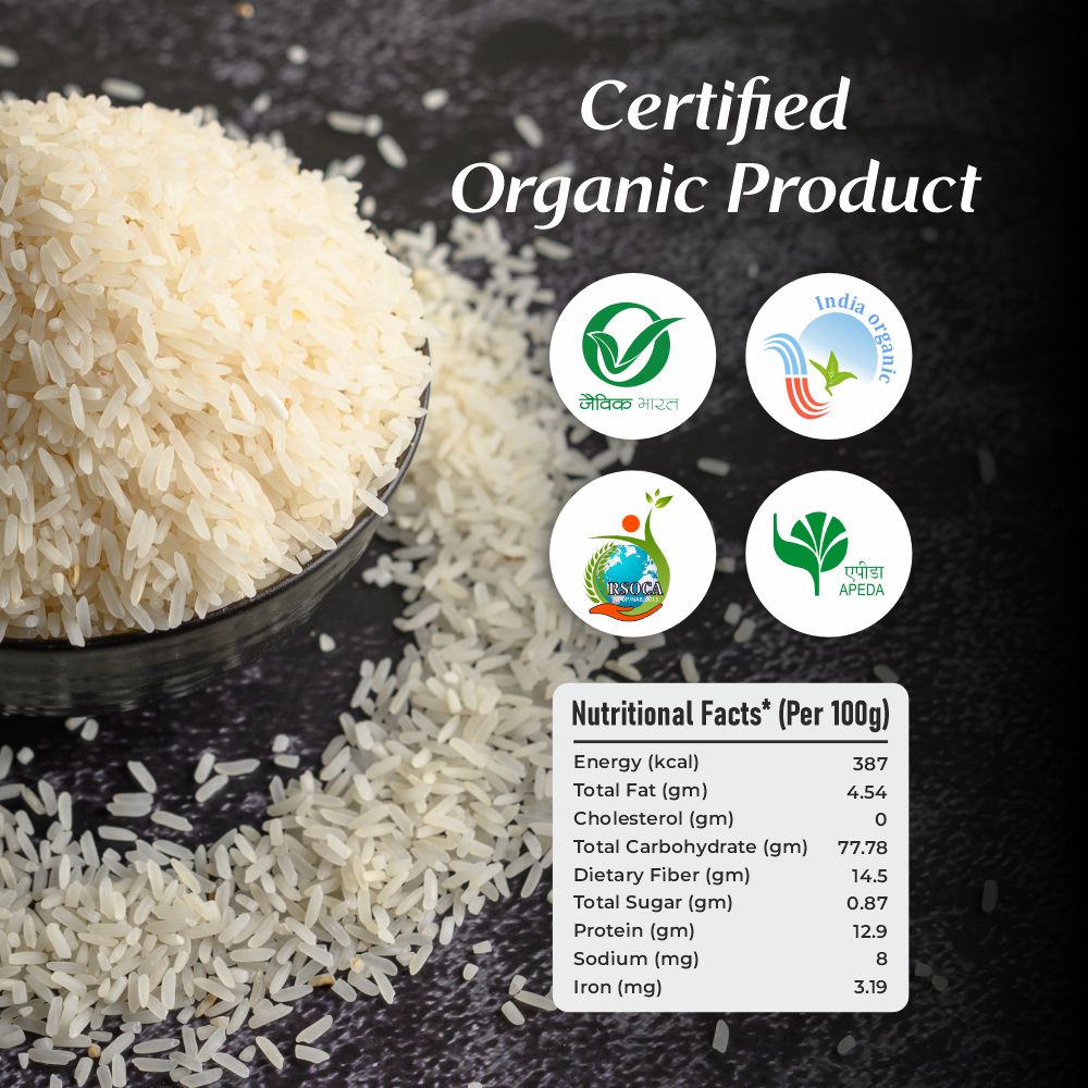 Nidhi Organics Kasturi Kali Mooch Rice