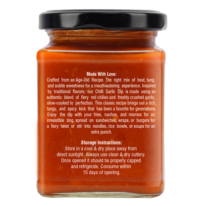 Organic Nation Chilli Garlic Dip (260 GM)
