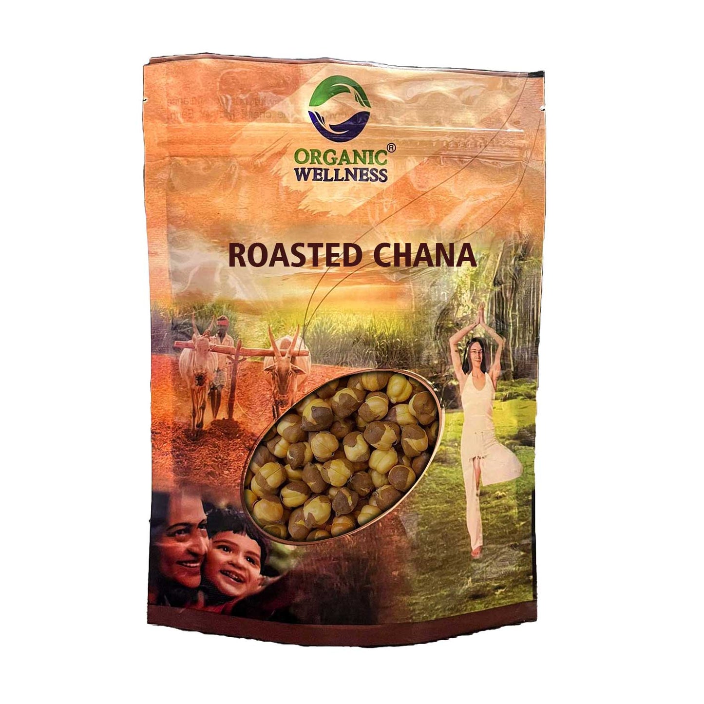 Organic Wellness Roasted Chana (400 GM)