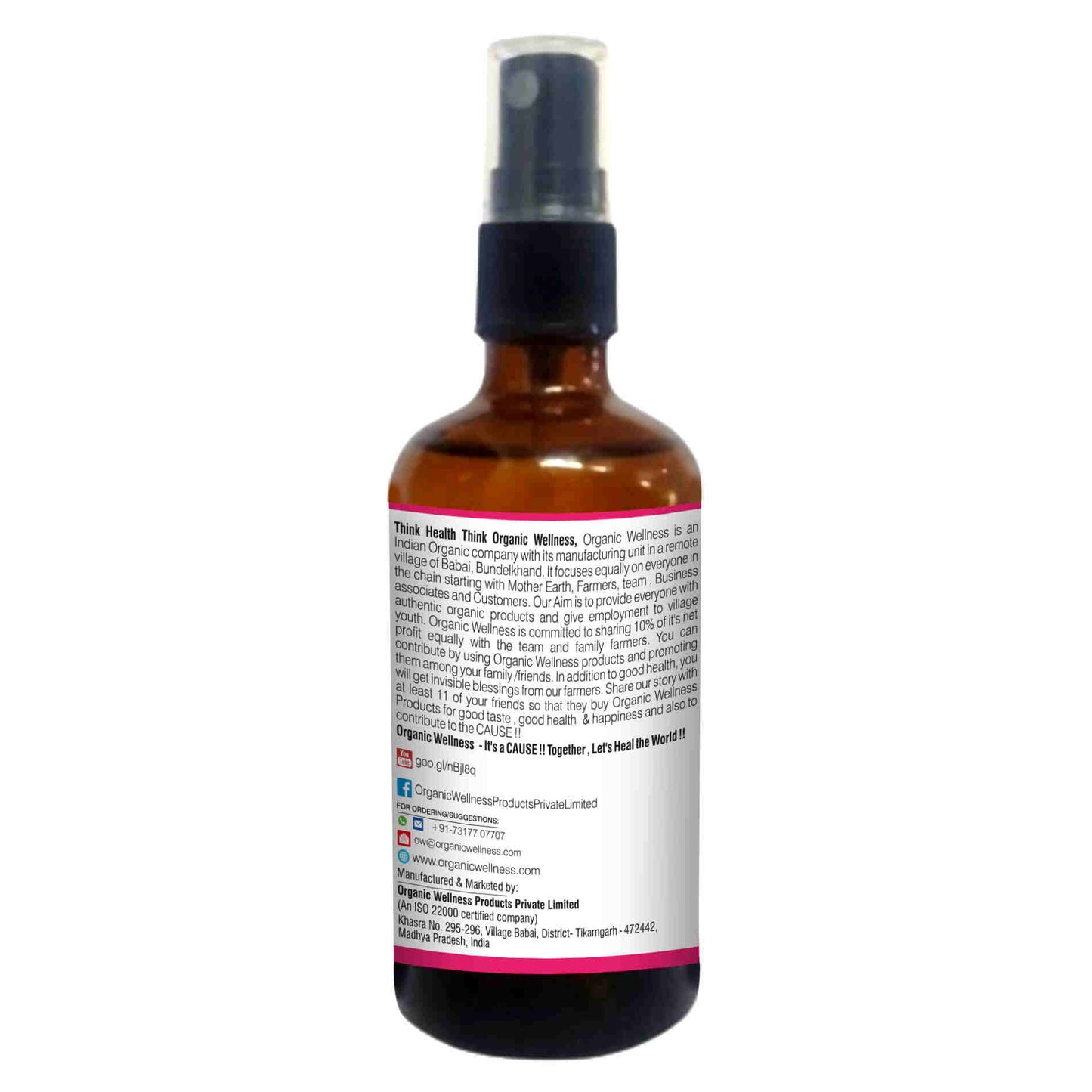 Organic Wellness Rose Water Gentle Cleanser