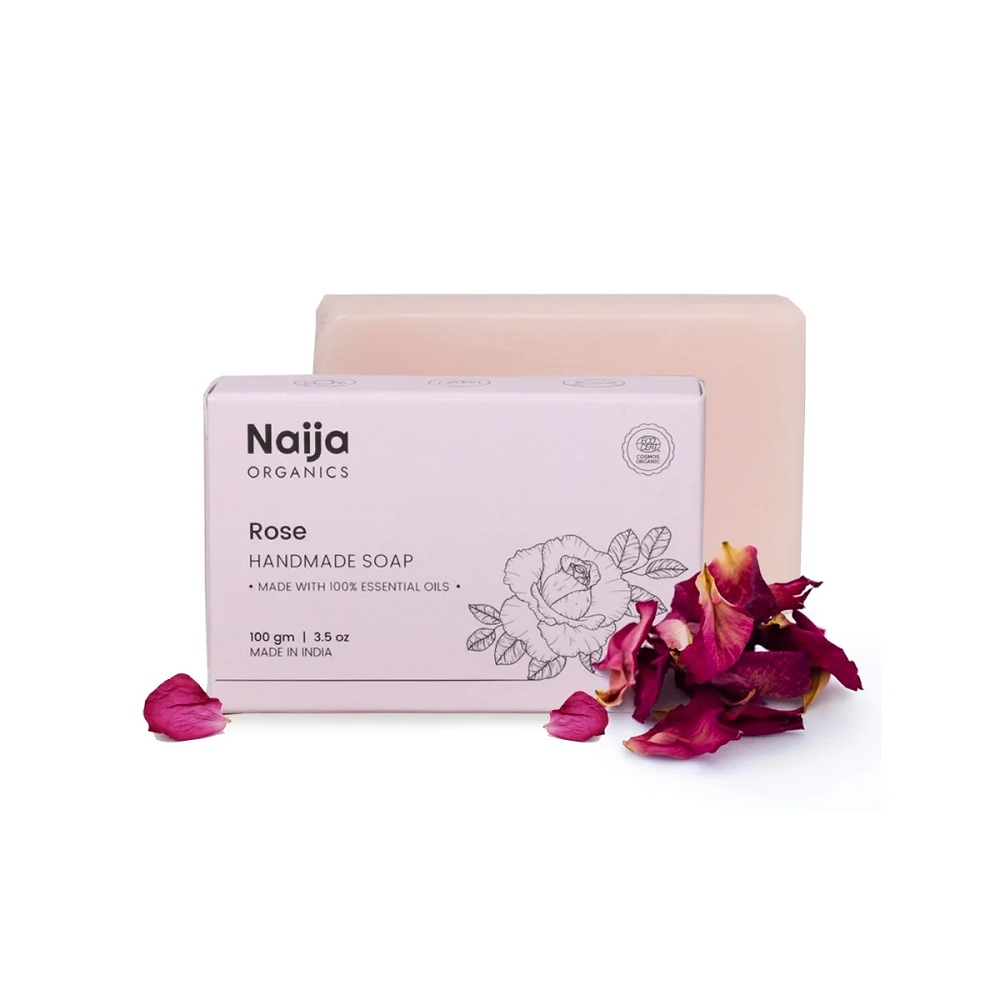 Naija Organics Rose Bath Soap (100 GM) (3 SOAPS)