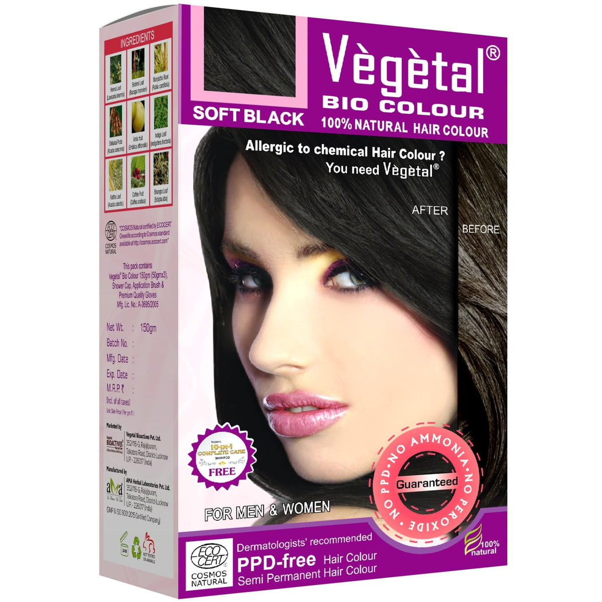 Vegetal Bio Colour - Soft Black