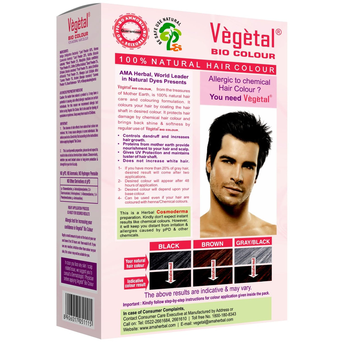 Vegetal Bio Colour - Soft Black