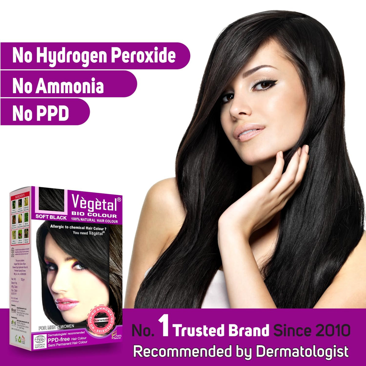 Vegetal Bio Colour - Soft Black