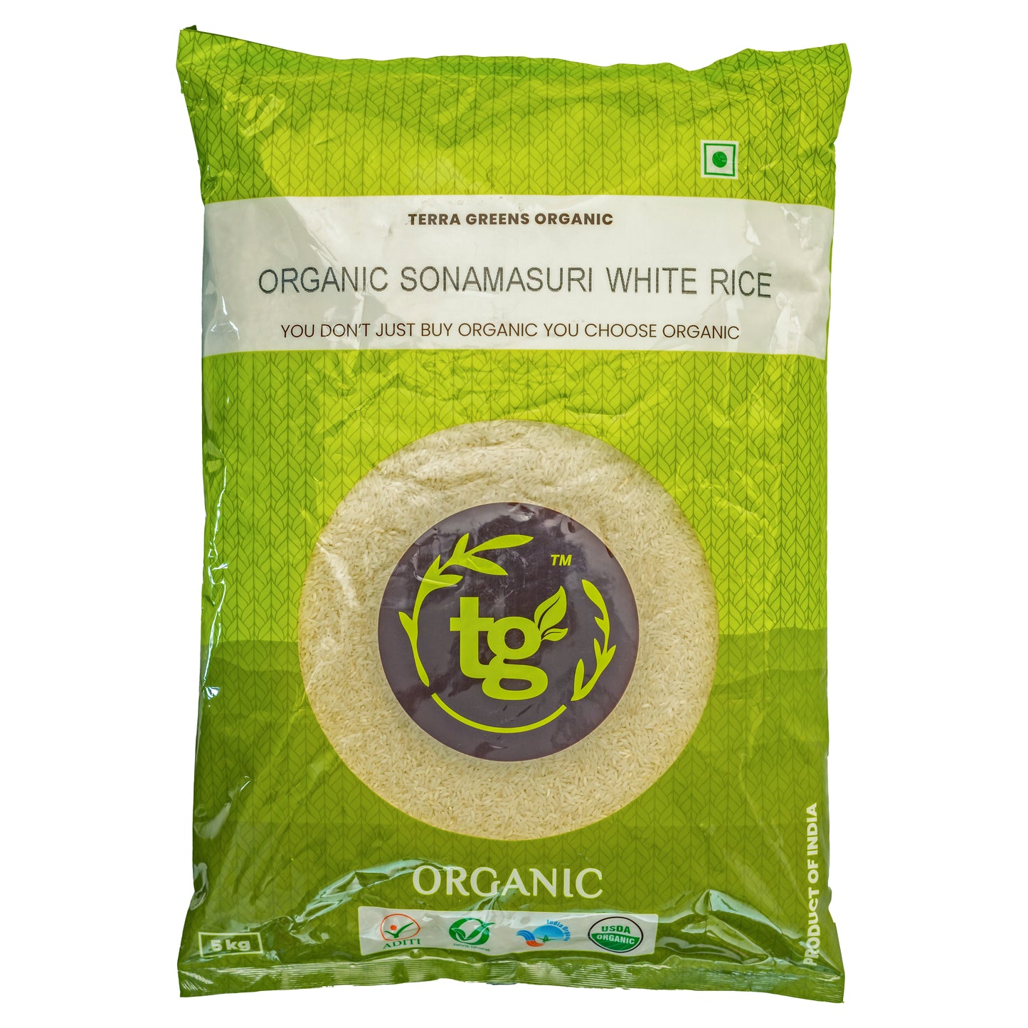 Terra Greens Organic Sonamasuri White Rice
