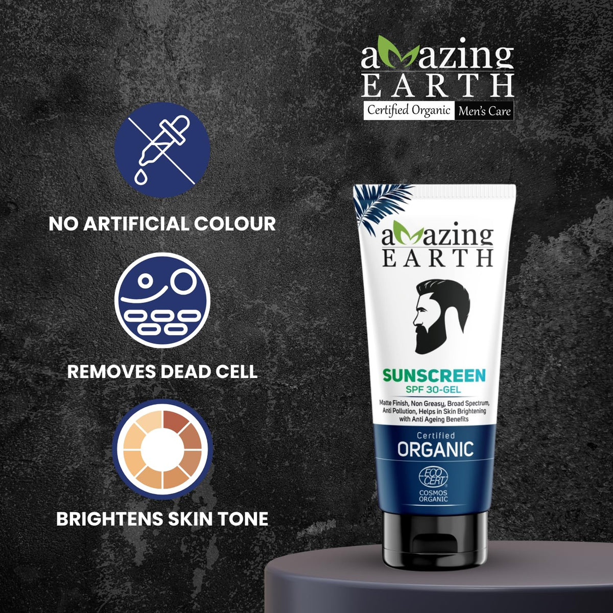 Amazing Earth Organic Sunscreen Gel (SPF 30) (80 ML)