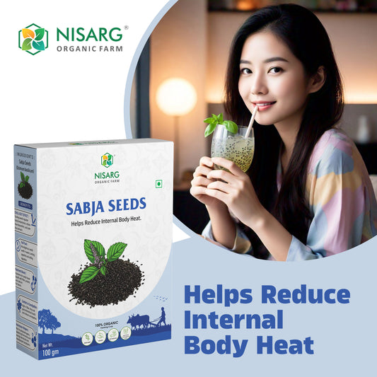 Nisarg Organic Farm Sabja Seeds