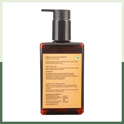 Naija Organics Saffron & Lemon Face Cleanser (200 ML)
