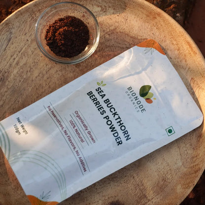 Bionode Organic Sea Buckthorn Berries Powder (100 GM)