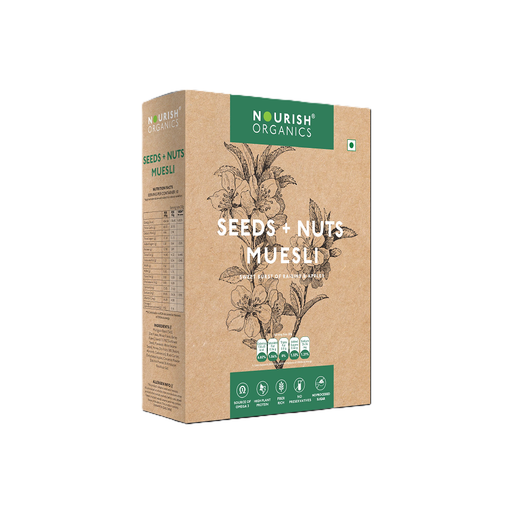 Nourish Organics Seeds & Nuts Muesli (300 GM)