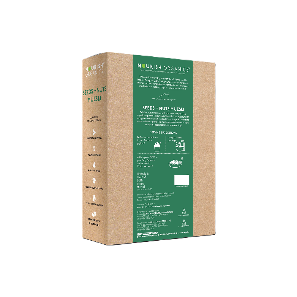 Nourish Organics Seeds & Nuts Muesli (300 GM)