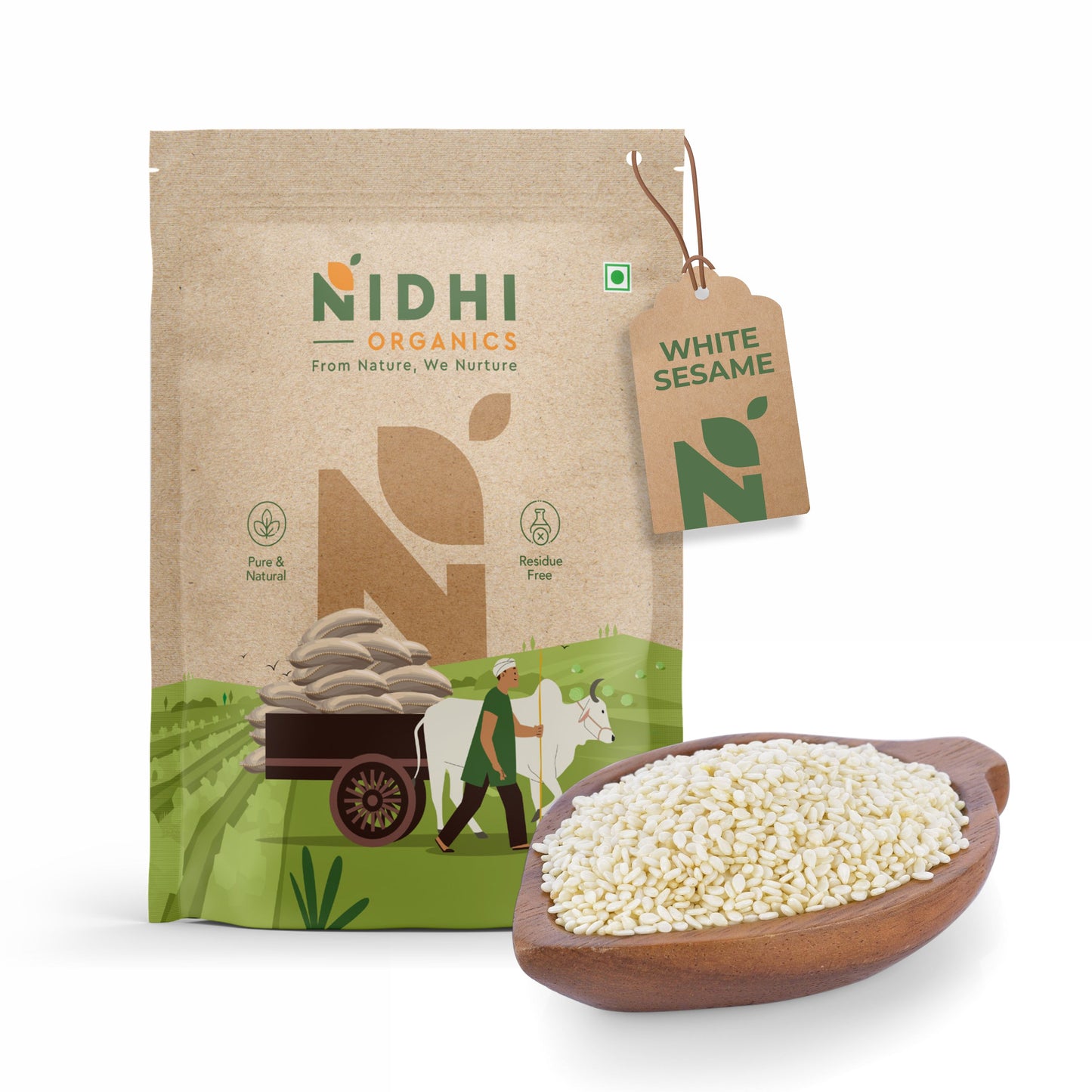 Nidhi Organics White Sesame