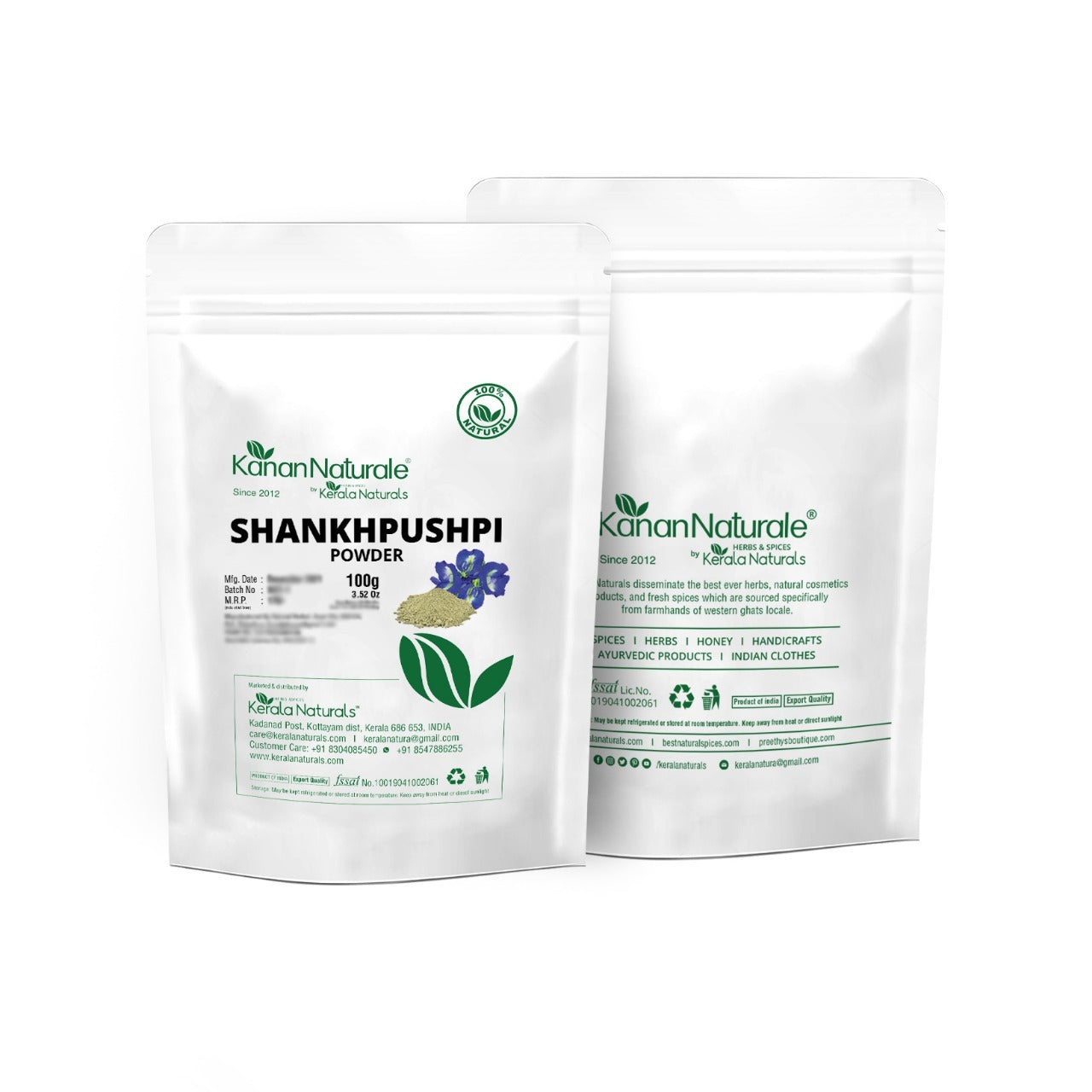 Kerala Naturals Shankhpushpi Powder (100 GM)