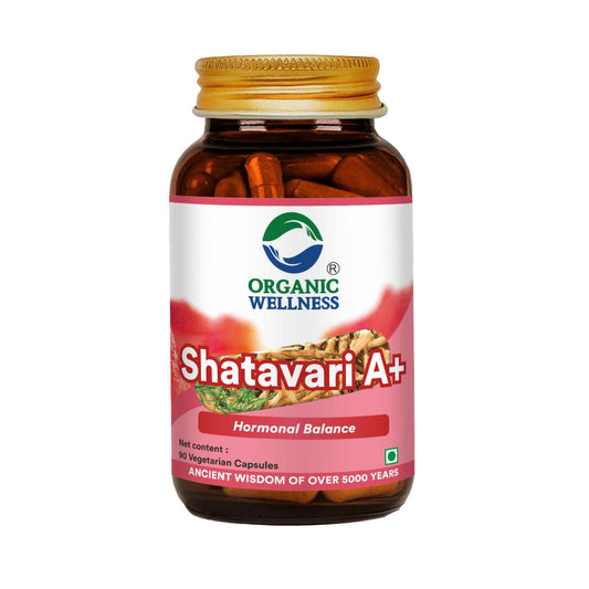 Organic Wellness Shatavari A+ 90 Capsules
