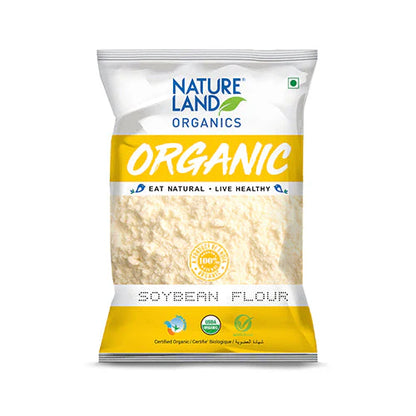 Natureland Organics Soybean Flour 500 GM