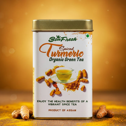 Bonfresh Exotic Organic Tea Turmeric Spiced Green Tea (30 GM)