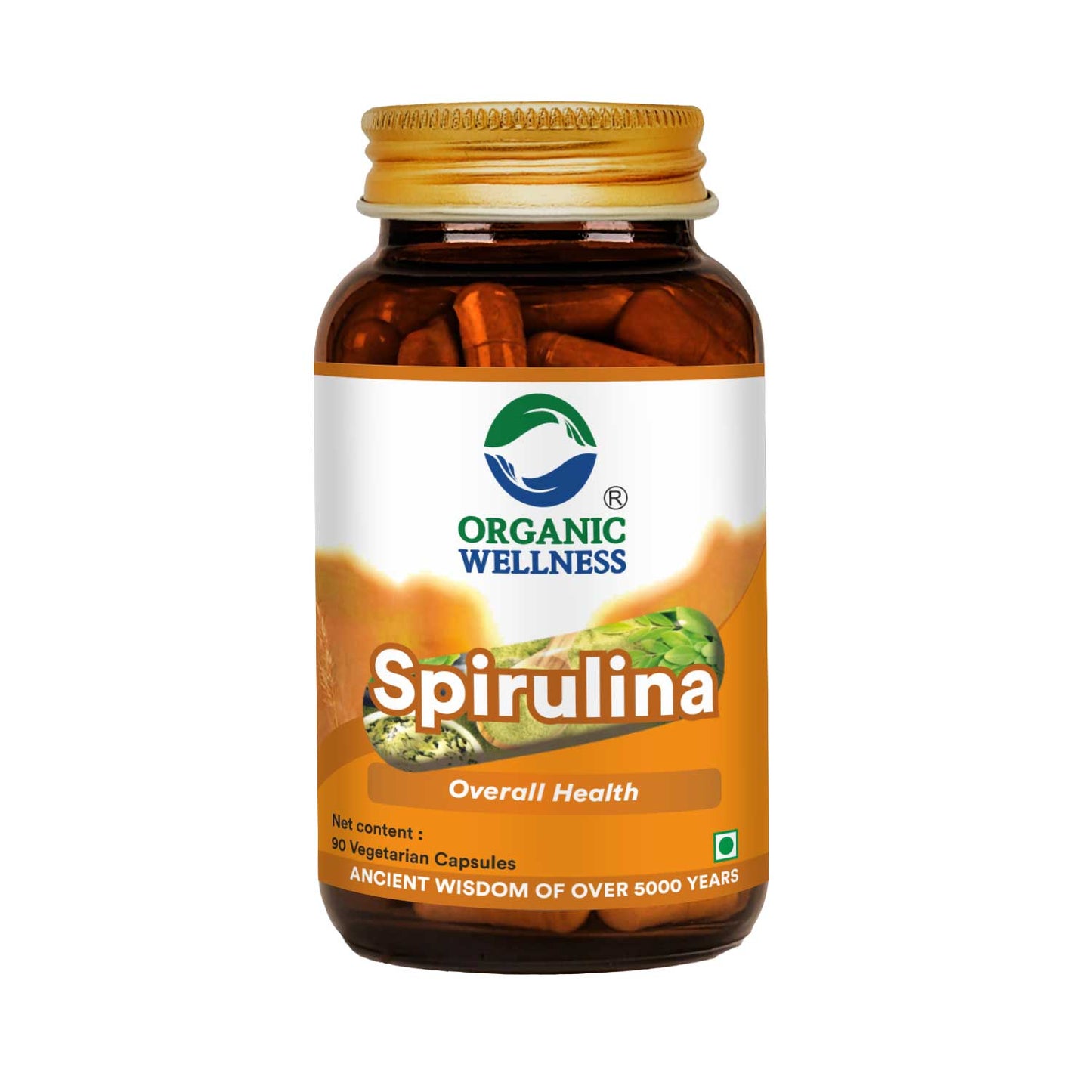 Organic Wellness Spirulina 90 Capsules