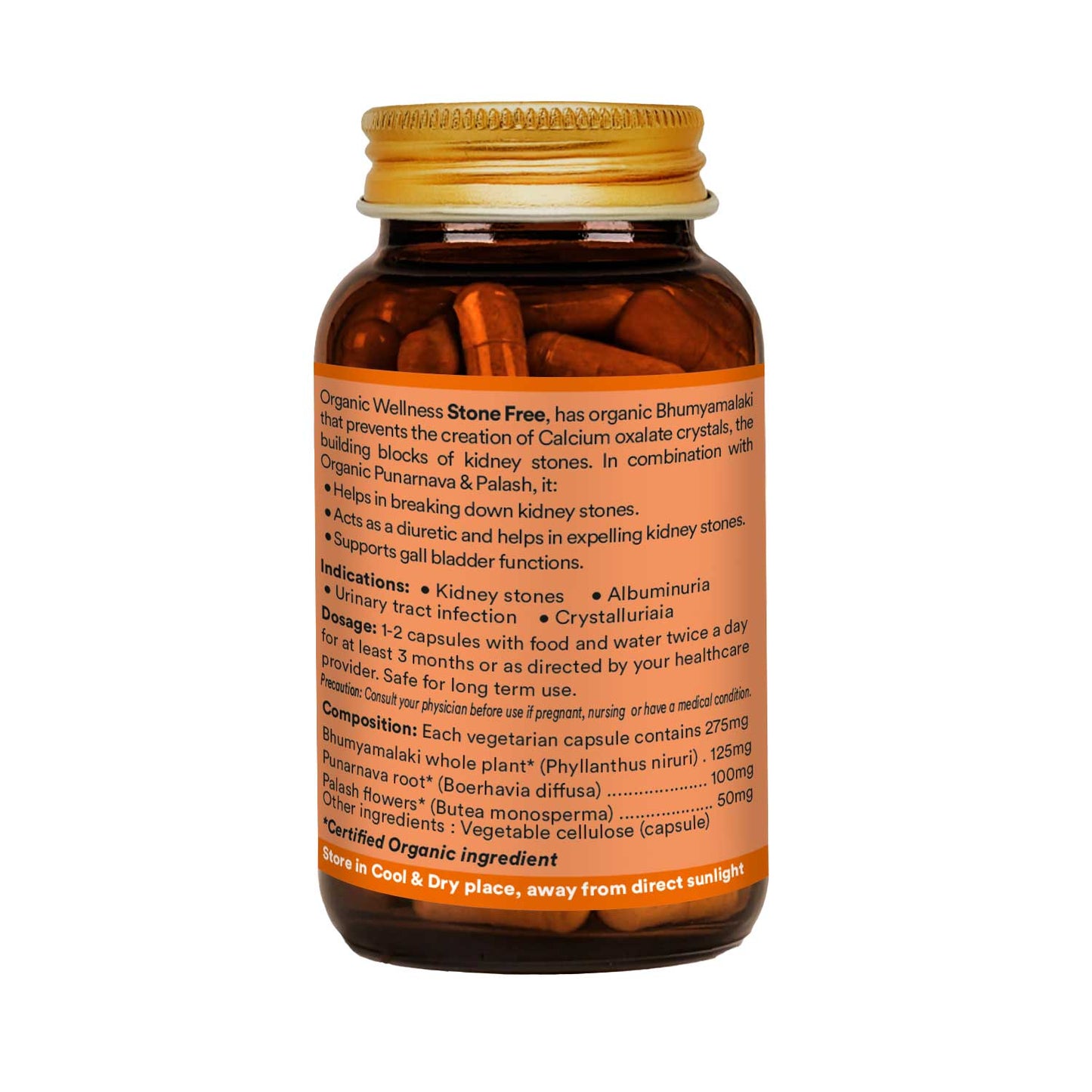 Organic Wellness Stone Free 90 Capsules