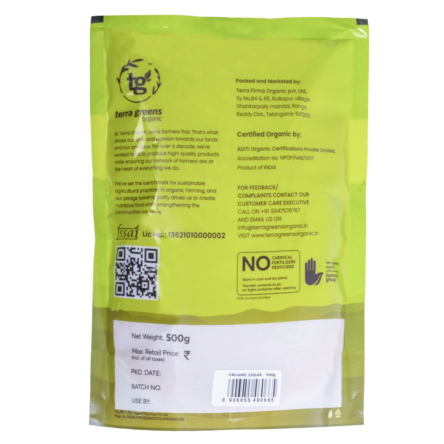 Terra Greens Organic Sugar