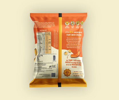 Nourish Organics Tangy Taco Protein Puffs (60 GM)